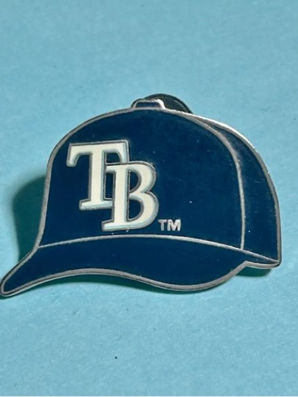 2008 MLB Tampa Bay Rays Blue Baseball Cap Enamel Pin